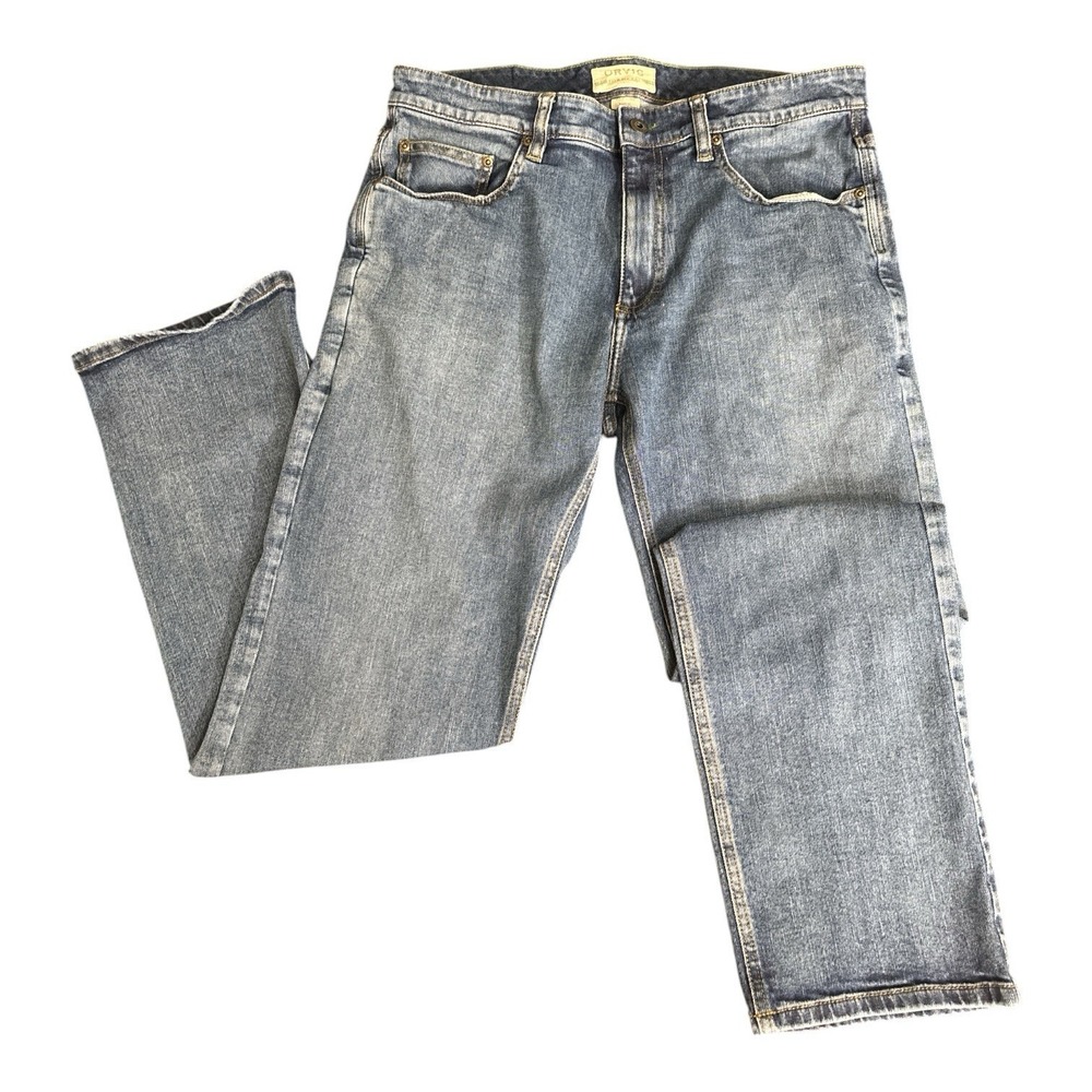 Orvis Five Pocket 1856 Denim Jeans Straight Leg Men's Medium Wash 33x30